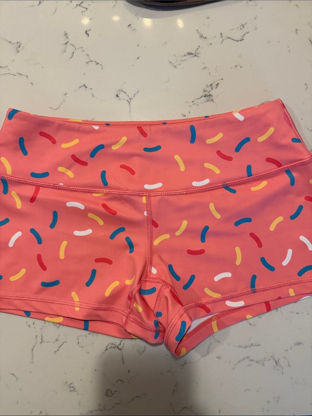 NEW Fight me feed me cupcake sprinkle shorts